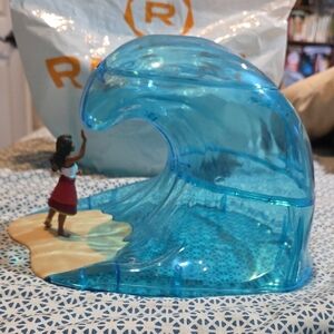 Disney Moana 2 Popcorn Bucket Container Blue Wave